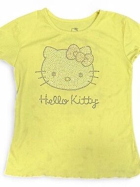 Y2K Hello Kitty Bedazzled Thermal Tee